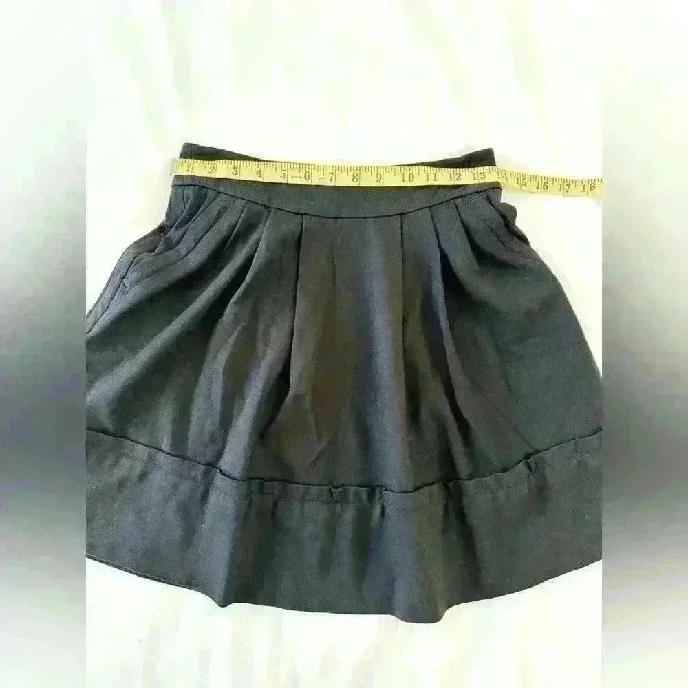Marc by Marc Jacobs Black A-Line Mini Skirt Size XS
